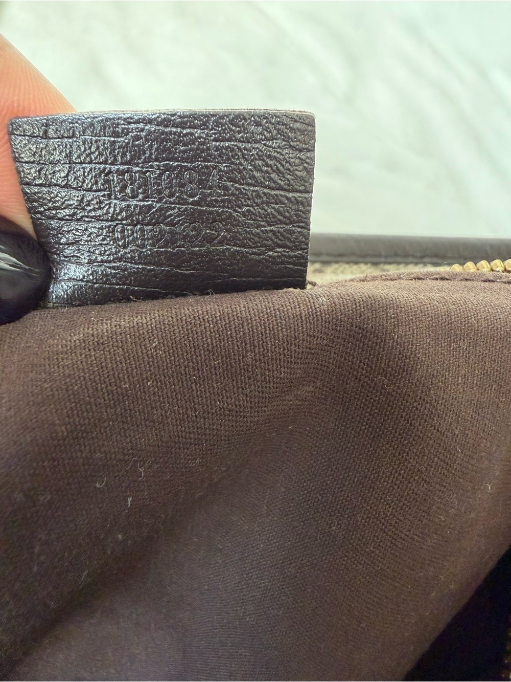 Gucci Brown GG Canvas Tote with Dark Brown Leather Trim - Picture 11 of 16